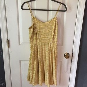 Spaghetti strap striped dress